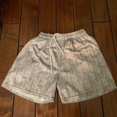 dior print mesh shorts|Dior pants and shorts.